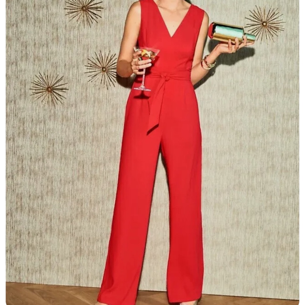 Lilly Pulitzer Jannah Jumpsuit Ruby Red 00